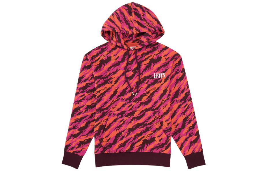 Levi's x Jahan Loh Chinese New Year Red Hoodie Unisex Pullover. 18198-0000