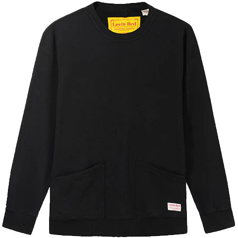 levi-s-x-jmb-solid-color-cotton-crewneck-sweatshirt-black-a0147-0001