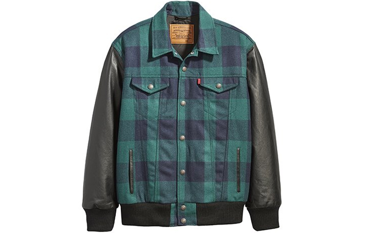 Levi's x Justin Timberlake Green Plaid Patchwork Jacket 59529-0000