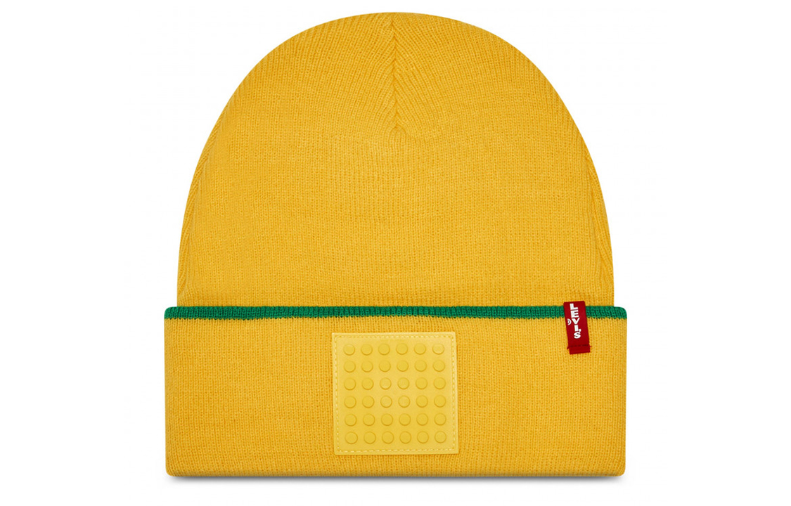 Levi's x LEGO Beanie Yellow Unisex Acrylic Knit Hat 38022-0256
