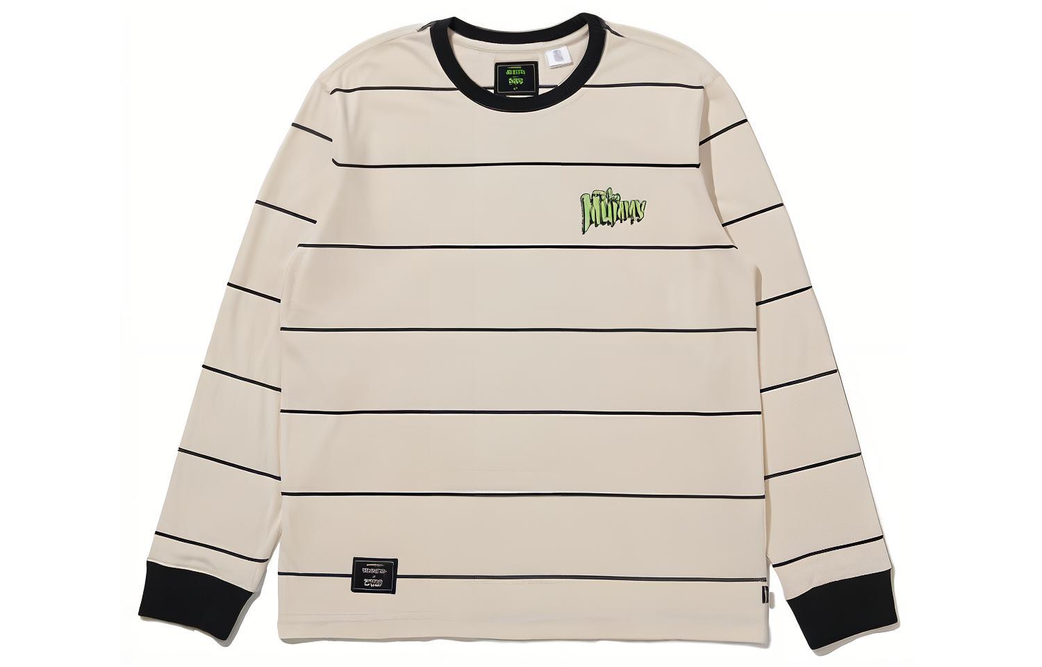 Levi's x Universal Monsters FW22 Striped Crewneck Sweatshirt White (). A36890000