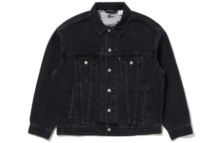 Levi's x Universal Monsters Graphic Black Denim Jacket for Men A3693-0000