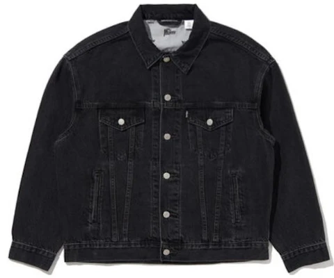 Levi''s x Universal Monsters 男士黑色图案牛仔夹克 A3693-0000 Buy Levi''s x Universal Monsters 男士黑色图案牛仔夹克 A3693-0000