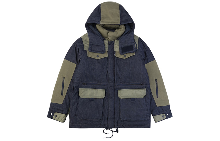 Levi's x White Mountaineering Softshell Hooded Jacket in Denim Color 17880-0002