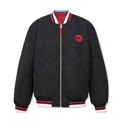 Levi's Year of the Dragon Reversible Embroidered Cotton Jacket Red/Black A7837-0000