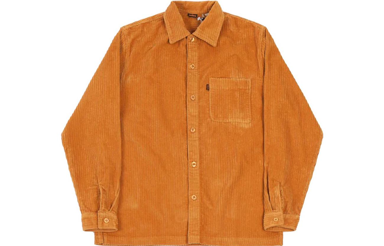 Levi's Yellow Corduroy Long Sleeve Shirt 18865-0000