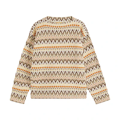 Levi's Yellow FW22 Patterned Knit Wool Pullover Sweater A3009-0000