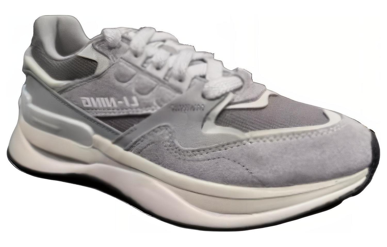 Order LiNing李寧 001初心 V2 減震耐磨 低筒 生活休閒鞋 男款 灰色