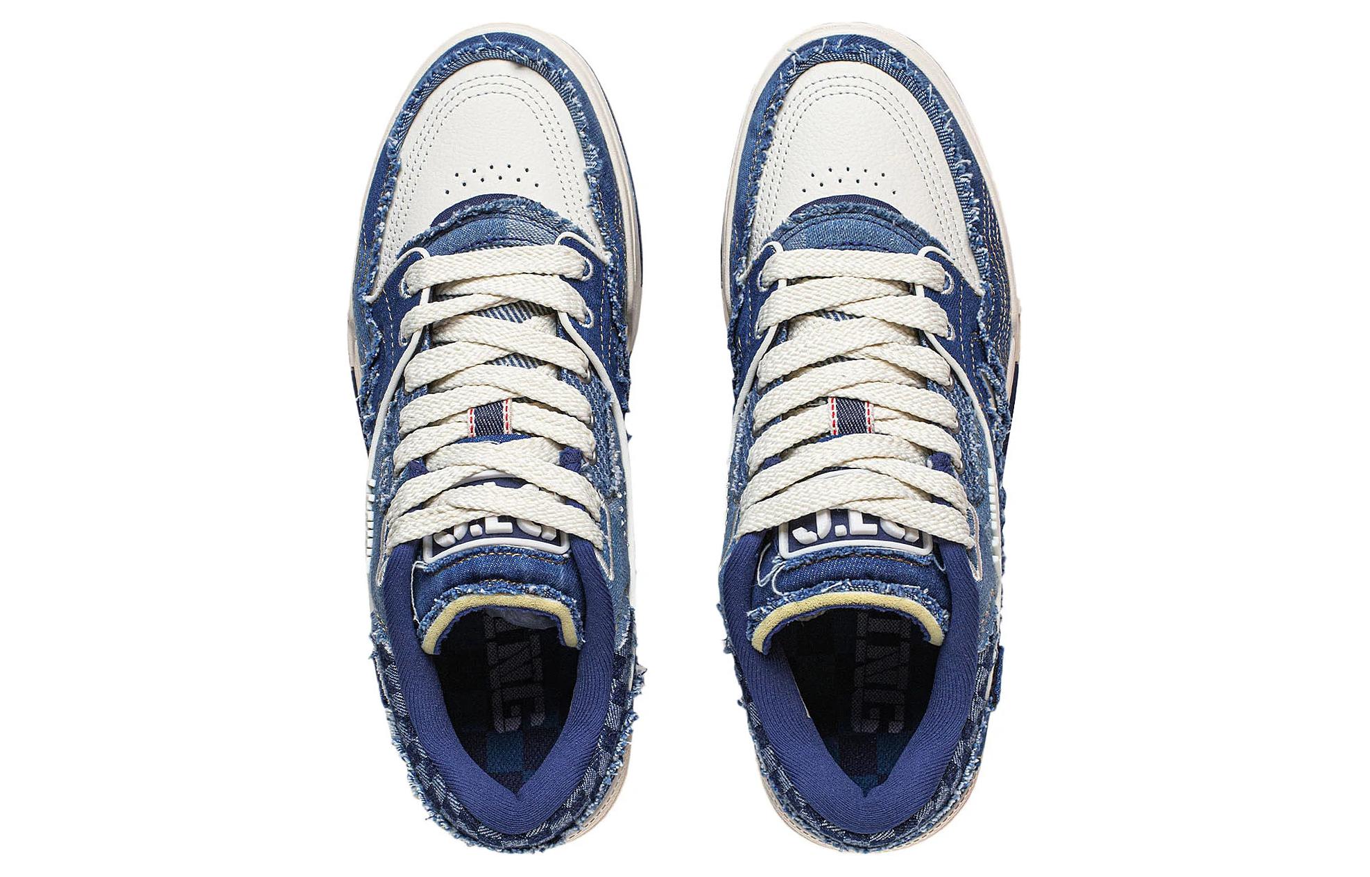 Shop 李寧 001 BTC プレミアム '青白' (Lining 001 BTC Purēmiamu 'Aojiro') AGCT101-1