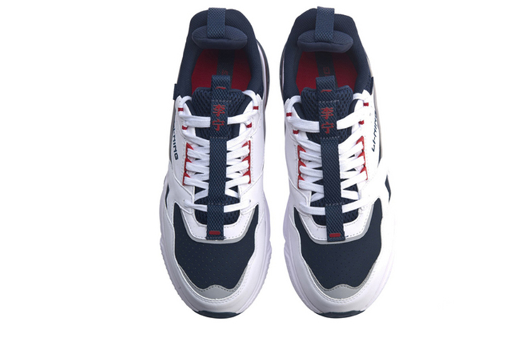 Shop 리닝 001 클래식 '화이트 블루' (Li-Ning 001 Classic 'White Blue') AGCP061-3