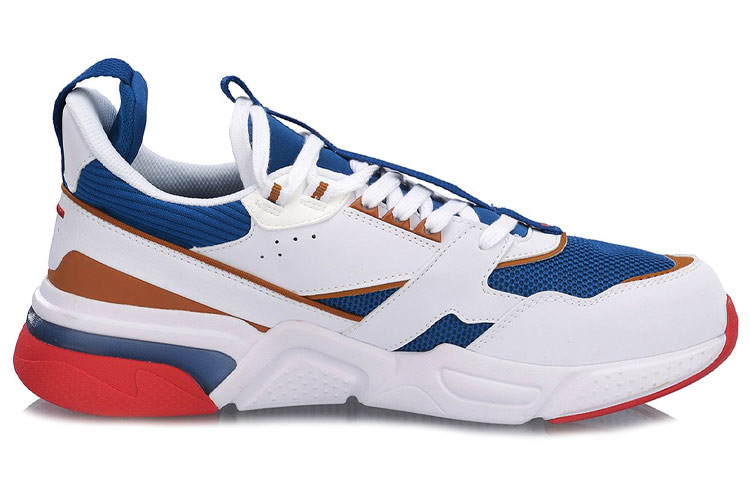 Order Li-Ning 001 Klasik 'Putih Biru Merah' AGCP021-1