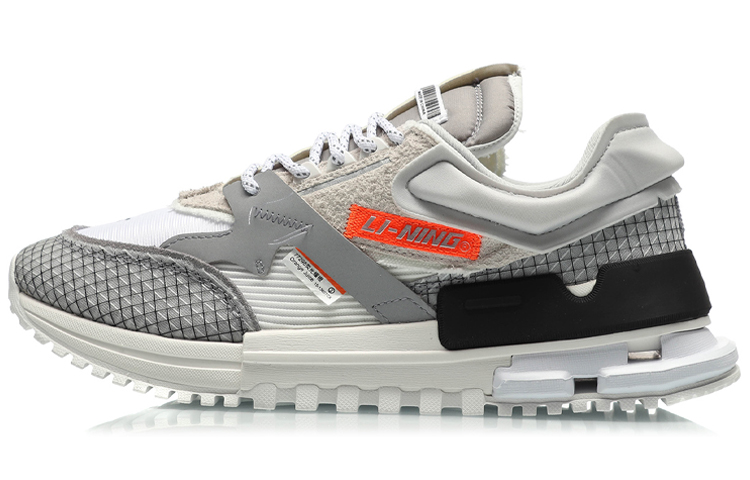 Li-Ning 001 Classic Casual Shoes Gray White AGCQ271-1