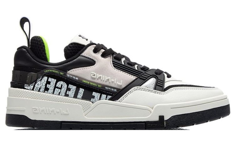 Order Li-Ning 001 Low ''Wit Zwart'' AECR001-2