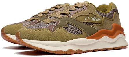 LiNing李寧 001 山海 防滑耐磨 低幫 運動休閒鞋 男款 菌菇褐 Lookbook LiNing李寧 001 山海 防滑耐磨 低幫 運動休閒鞋 男款 菌菇褐