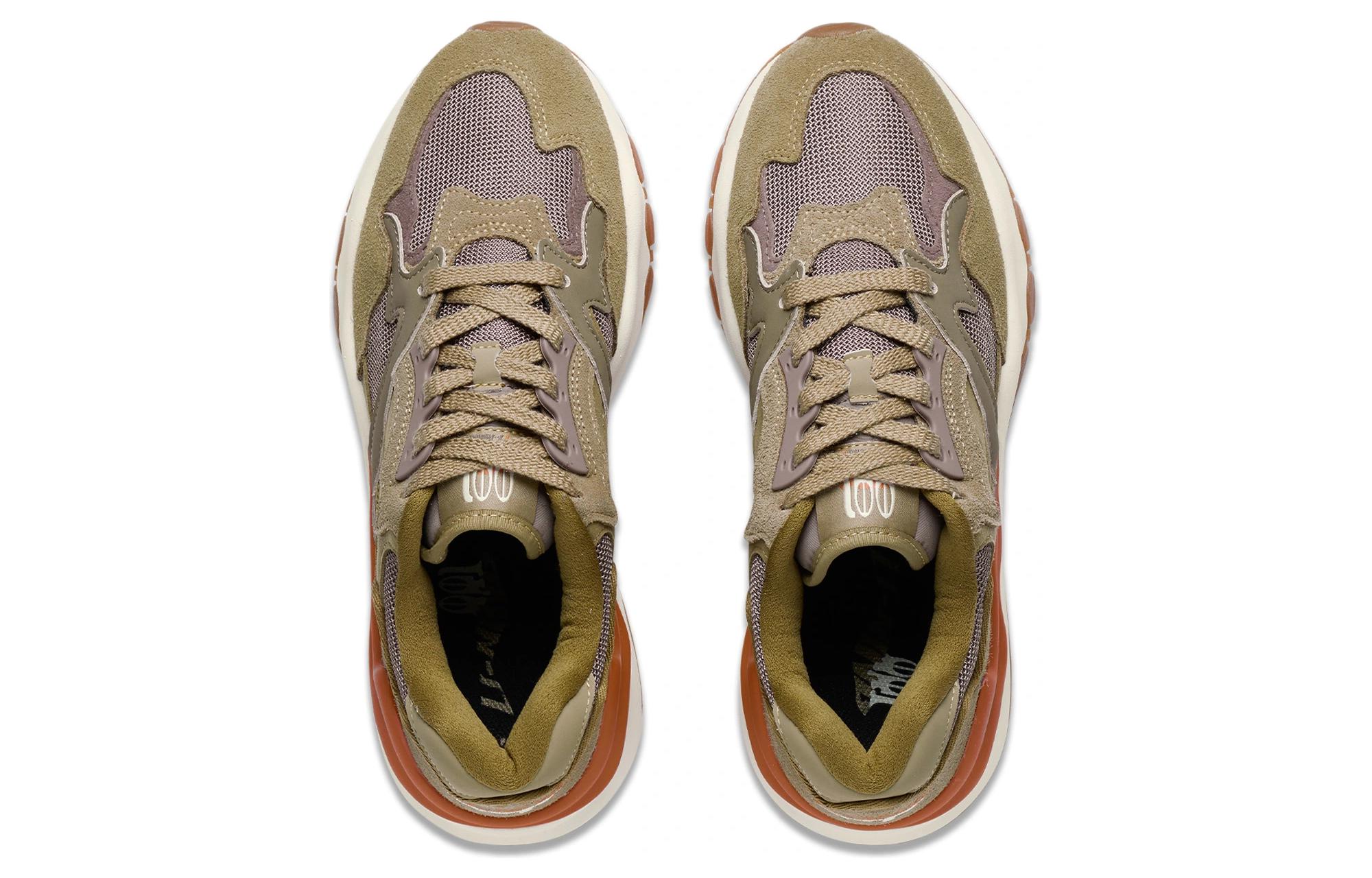 Shop LiNing李寧 001 山海 防滑耐磨 低幫 運動休閒鞋 男款 菌菇褐