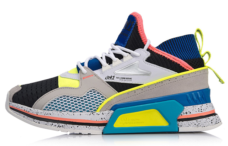 Li-Ning 001 T1000 No Boundry Mid 'Black Grey White' AGLP007-3