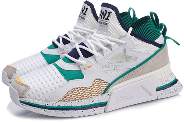 Li-Ning 001 T1000 No Boundry Mid 'White' AGLP007-4 Lookbook Li-Ning 001 T1000 No Boundry Mid 'White' AGLP007-4