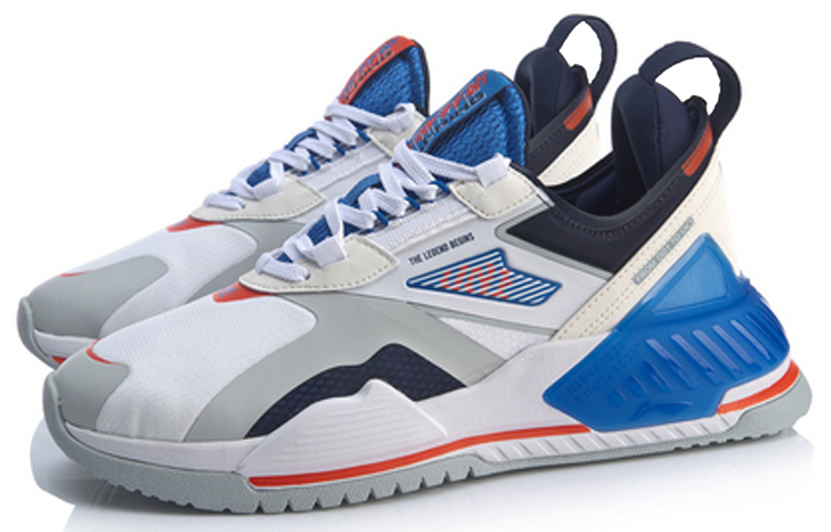 Lookbook Li-Ning 001 T2000 ''Weiß Grau Blau'' AGLQ019-5