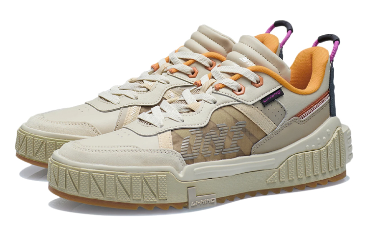 Lookbook Li-Ning 001 Unblock 'Khaki White' AGCR123-4