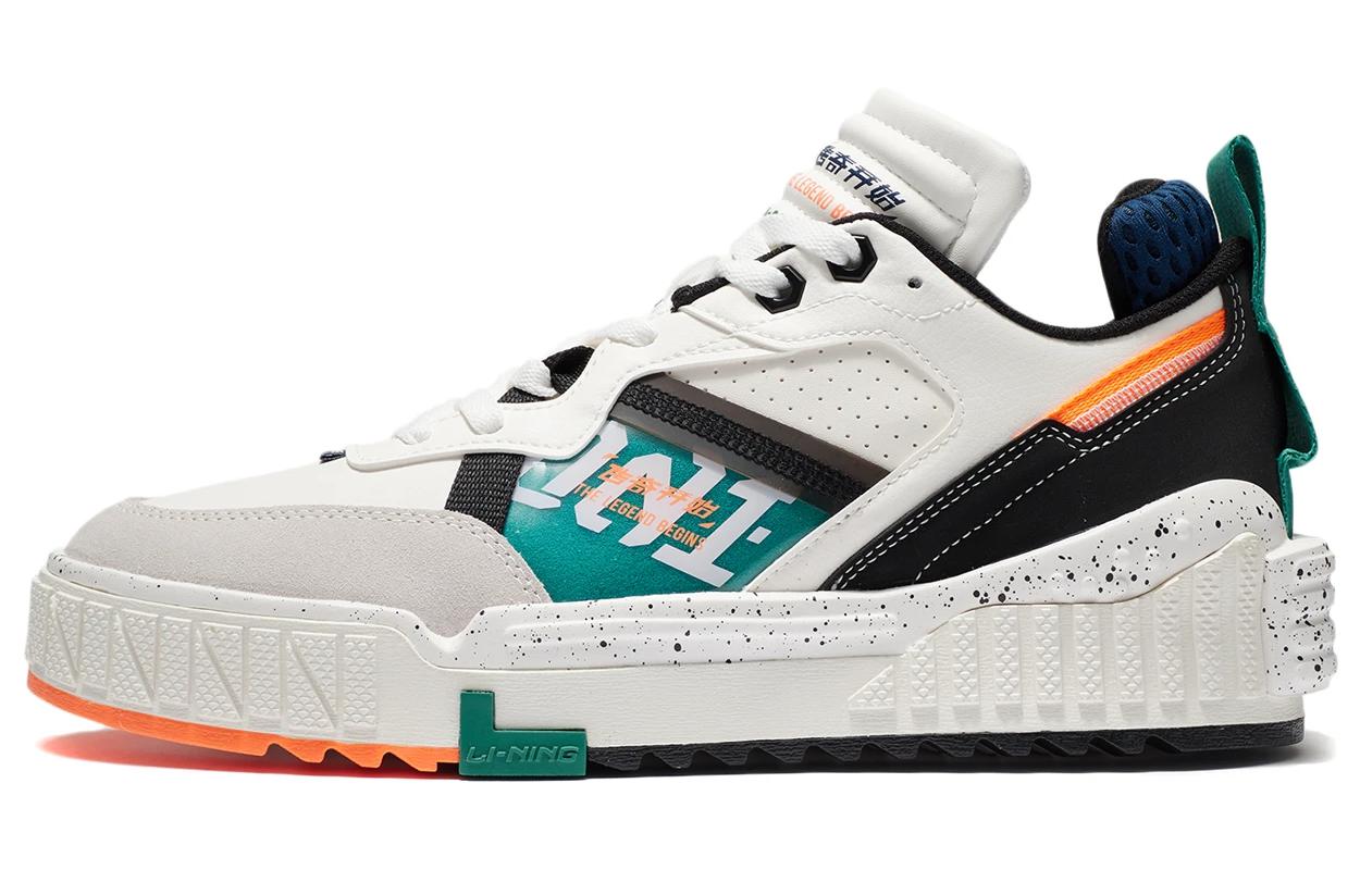 Buy 李寧001アンブロック 白緑橙 AGCQ199-51