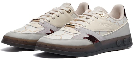 LiNing李寧 1990 舒適休閒 耐摩 低筒 板鞋 男款 灰紅 Order LiNing李寧 1990 舒適休閒 耐摩 低筒 板鞋 男款 灰紅