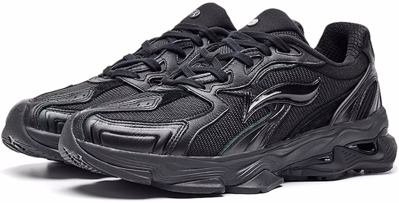 Li-Ning 1990 'Zapatillas Negras Running Low-Top' ALFR119-4 Lookbook Li-Ning 1990 'Zapatillas Negras Running Low-Top' ALFR119-4