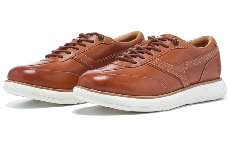 Order 李寧 1990 通勤系列 厚底系帶 防滑耐磨 低幫 運動休閒鞋 男款 棕色