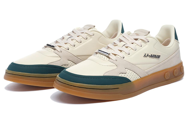 Lookbook LiNing李寧1990 舒適耐磨休閒板鞋 黃綠