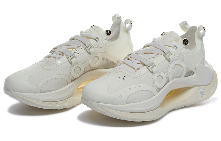 Order Li-Ning 1990 Low 'Beige' Sepatu Kasual Pria/Wanita ALFS203-2