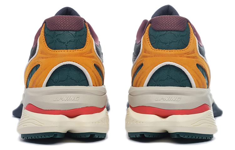 Shop 李宁1990低帮'蓝黑橙' ALJS033-4