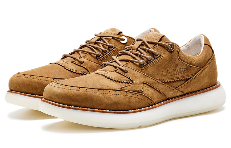 Order LiNing李寧 1990 防滑減震 低筒 板鞋 男款 棕色