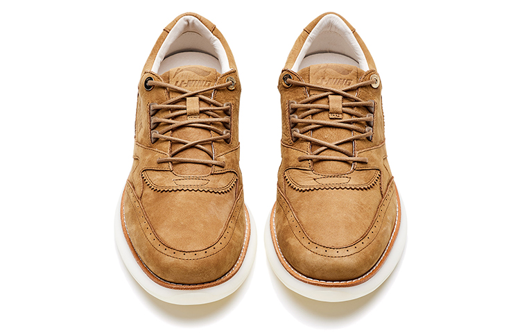 Lookbook Li-Ning 1990 Low ''Braun'' Sneakers ALFR117-2