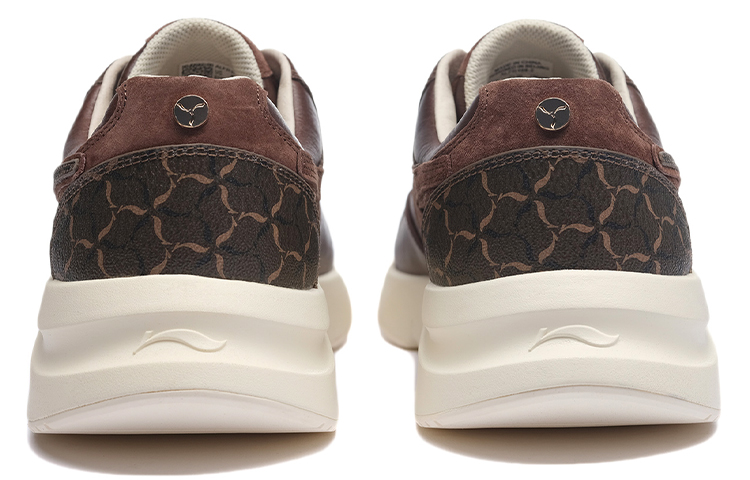 Shop LiNing李寧 1990 防滑減震 低幫 運動休閒鞋 男款 陶泥褐