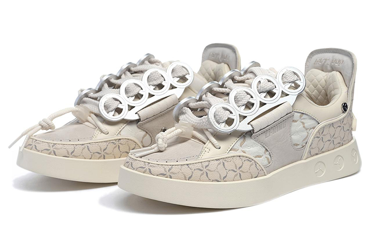 Order Li-Ning 1990 Low ''Verouderd Antiek Geel'' ALHS001-2