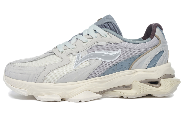 Li-Ning 1990 Low 'Grey White' ALJS033-2
