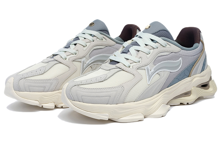 Order 李寧1990ロー "グレーホワイト" ALJS033-2