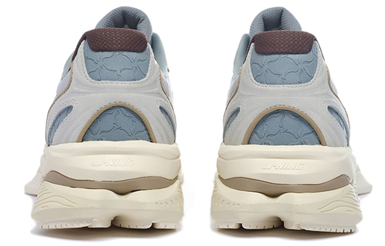 Shop 李寧1990ロー "グレーホワイト" ALJS033-2