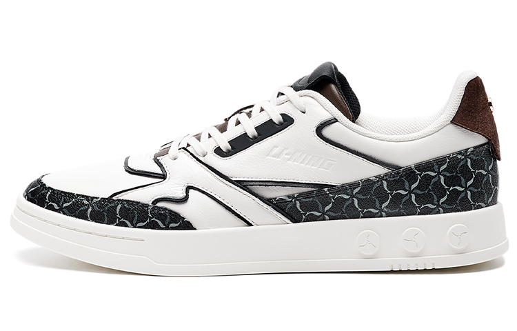 Buy LiNing李寧 1990 休閒 舒適 耐磨 低筒 板鞋 男款 白黑色