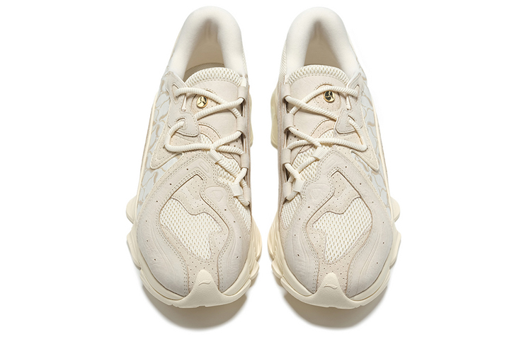 Lookbook Li-Ning 1990 Retro Low 'Kuning Pucat Lava' ALFS193-2