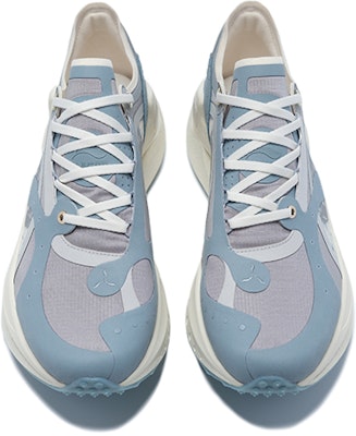 LI-NING 1990 絕影RMX 復古 低筒 運動休閒鞋 男款 藍灰 Lookbook LI-NING 1990 絕影RMX 復古 低筒 運動休閒鞋 男款 藍灰