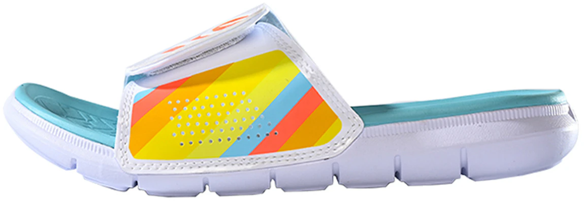 Li-Ning 1 Badfive Basketbal Slides ''Blauw Multi'' ABTR007-1 Buy Li-Ning 1 Badfive Basketbal Slides ''Blauw Multi'' ABTR007-1