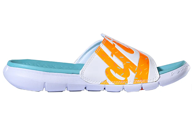 Li-Ning 1 Badfive Basketbal Slides ''Blauw Multi'' ABTR007-1 Order Li-Ning 1 Badfive Basketbal Slides ''Blauw Multi'' ABTR007-1