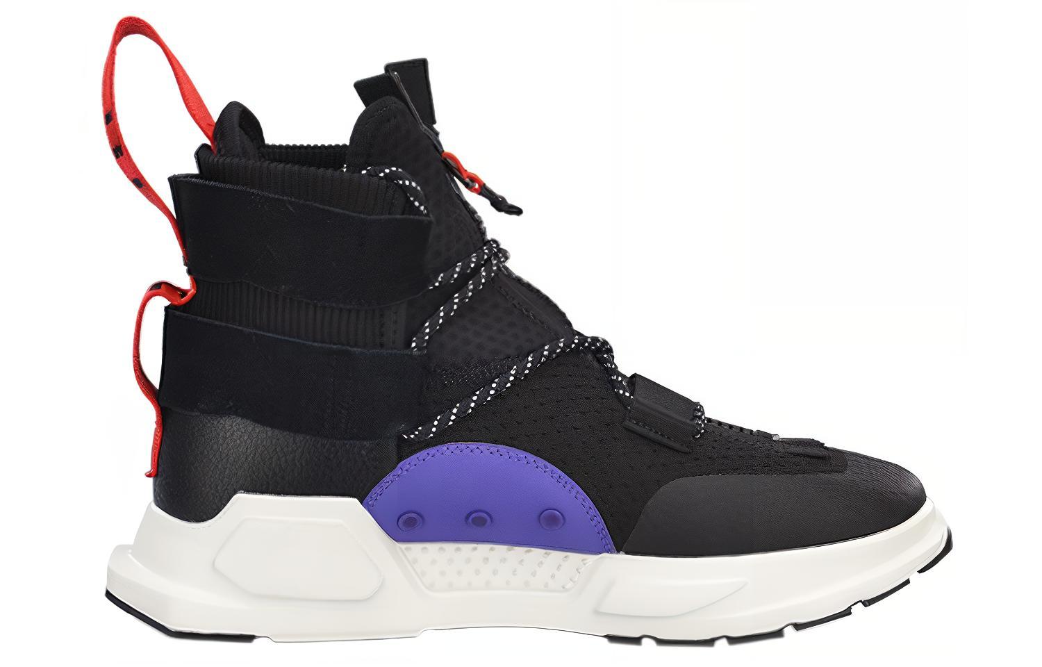 Order LiNing李寧 重燃 2019紐約時裝周走秀 減震平衡防滑 高幫 復古籃球鞋 黑色