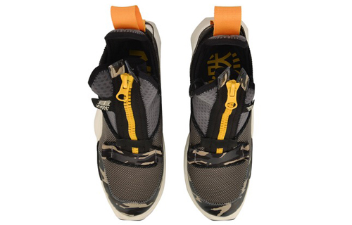 Shop Li-Ning 2019 New York Fashion Week WS Mid Tops Camouflage AGBP028-2