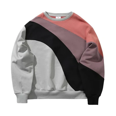 Li-Ning 2019 NYFW Colorblock Pullover Sweatshirt - Condensed Snow Gray AWDP727-1