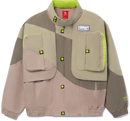Li-Ning 21FW Unisex Casual Sports High-Collar Khaki Windbreaker Jacket AFDR699-3 Buy Li-Ning 21FW Unisex Casual Sports High-Collar Khaki Windbreaker Jacket AFDR699-3