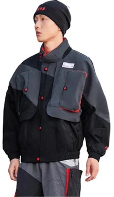 Li-Ning 21FW Wuchuang Contrast Color Sports Jacket Unisex - Cold Ebony Black AFDR699-1 Purchase Li-Ning 21FW Wuchuang Contrast Color Sports Jacket Unisex - Cold Ebony Black AFDR699-1