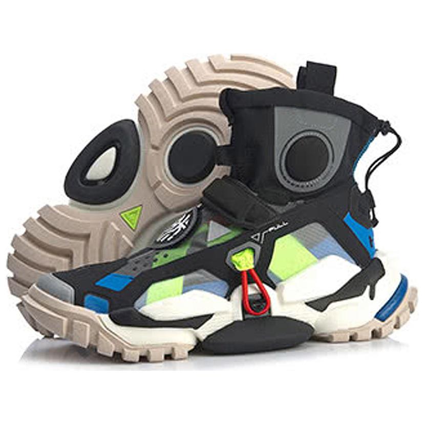 Shop 리닝 2.0 하이 DW '블랙 블루' (Li-Ning 2.0 High DW '블랙 블루') AGBQ108-1