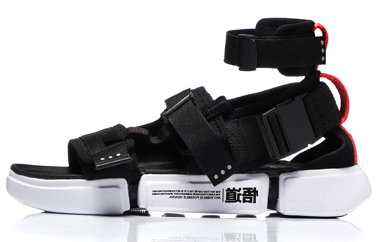Li-Ning 2.0 Platform Sandals Black/White AGBN079-2