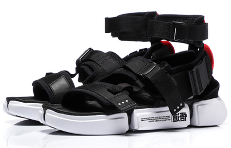 Shop Sandalias Plataforma Li-Ning 2.0 Negro/Blanco AGBN079-2